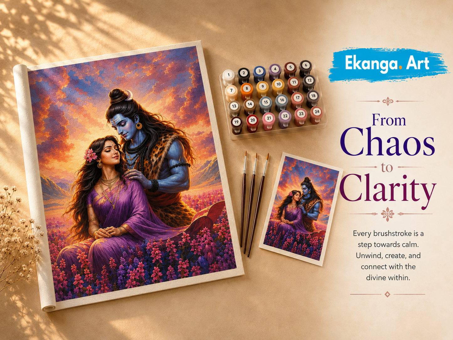 Krishnapath + Paint by Number Kit (combo)