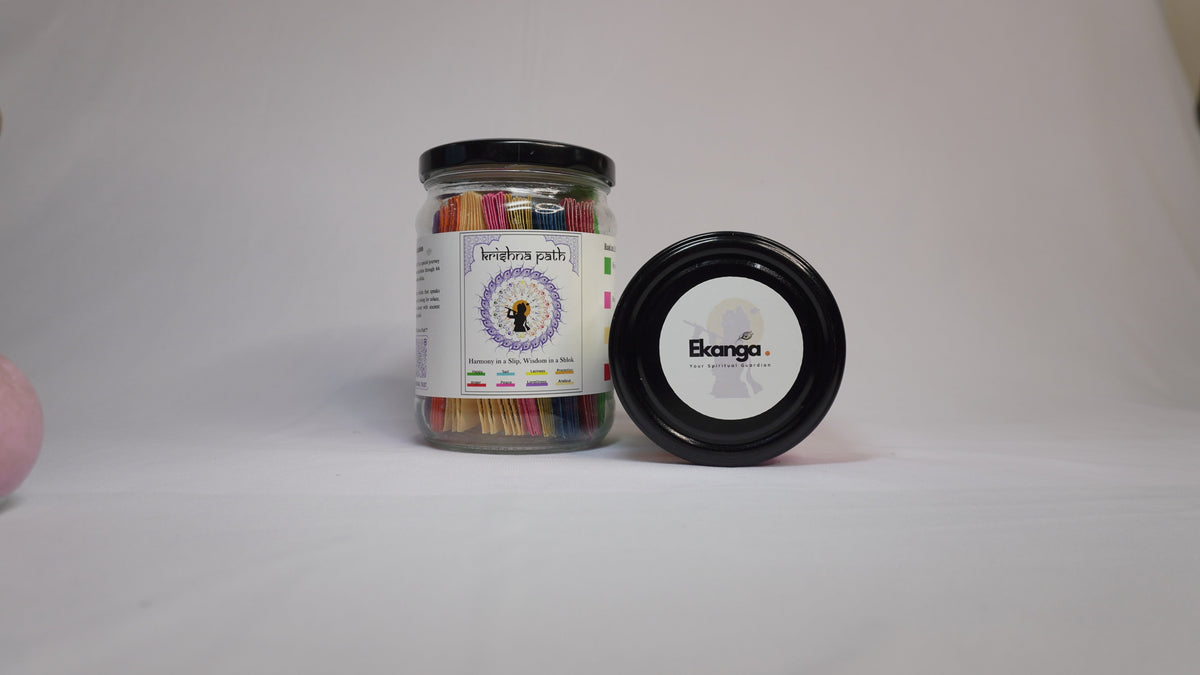 Ekanga Krishnapath Bhagwat Gita Jar: 64 Shlokas for 8 Core Emotions