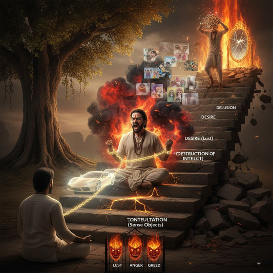 Bhagavad Gita on Anger: Why We Lose Control—and How Ancient Wisdom Restores Calm