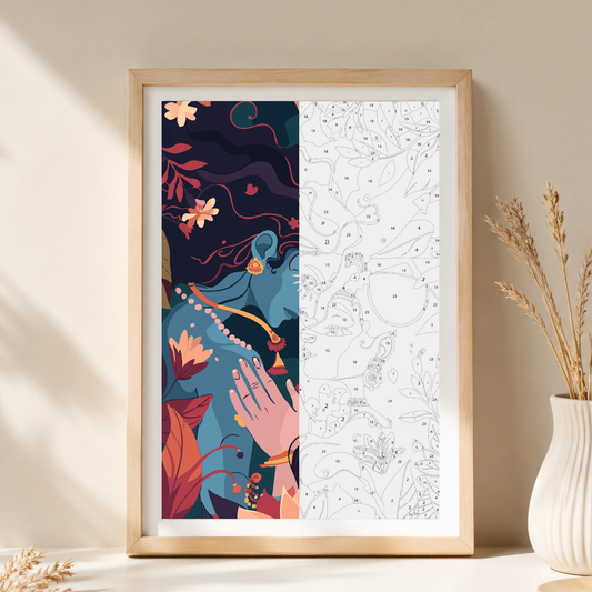 Ekanga Art Radha-Krishna Portrait
