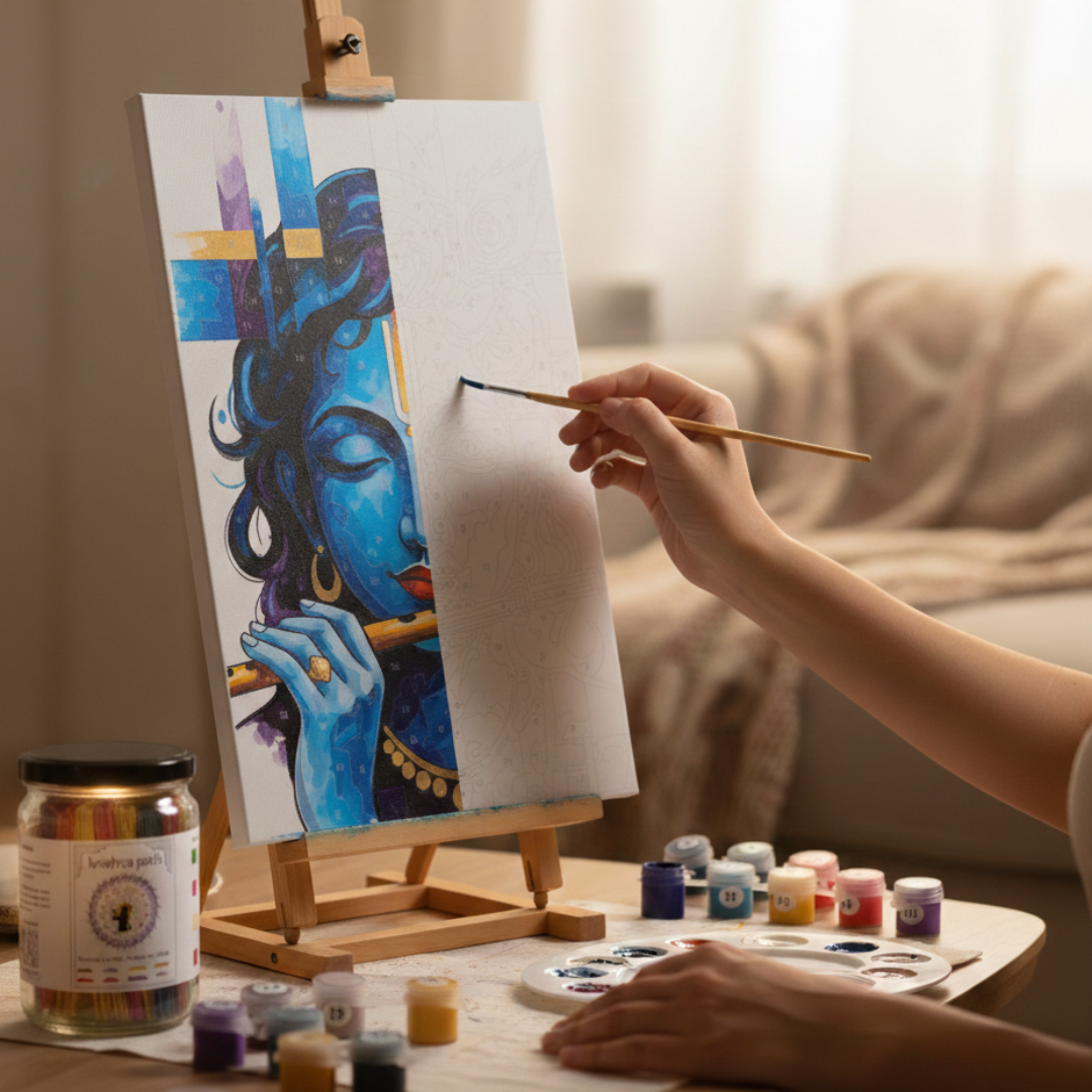 Krishnapath + paint by numbet kit (combo)