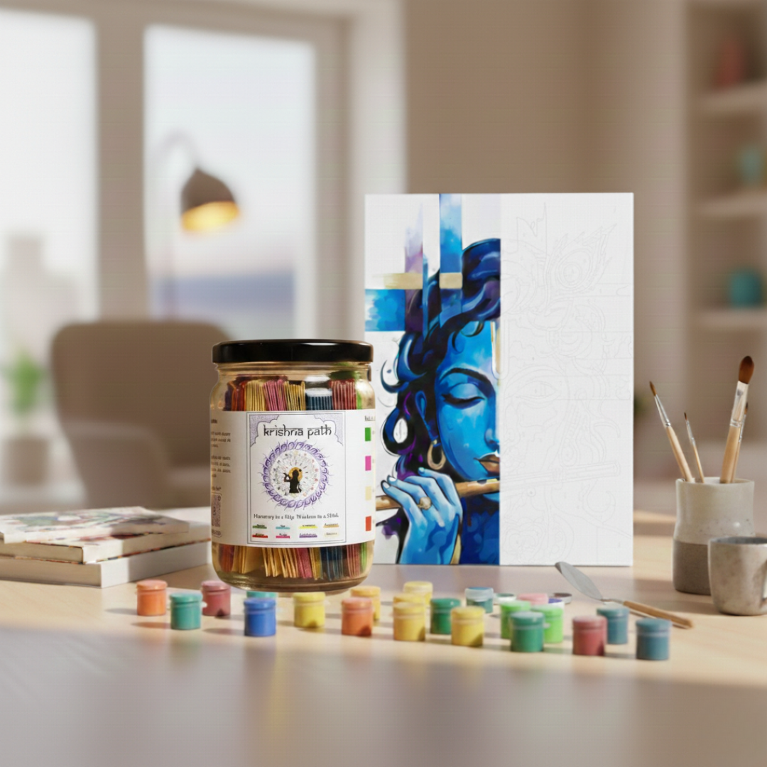 Krishnapath + paint by numbet kit (combo)