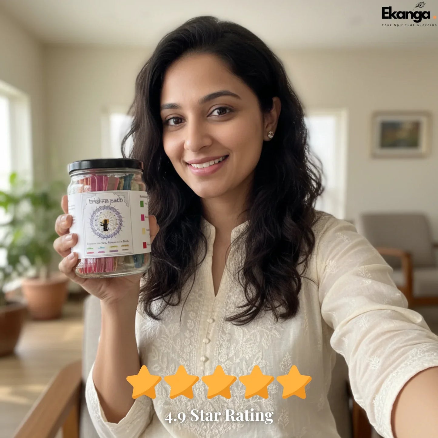 Krishna Path Gita Jar 64 Shlok - Ekanga