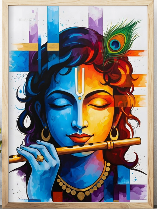 Krishna Ji Playing Flute