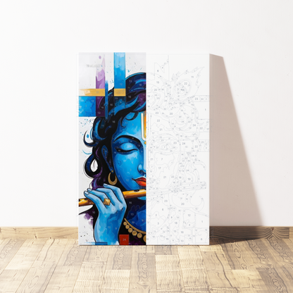 Ekanga Art Krishna Ji Playing Flute