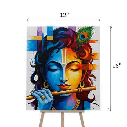 Ekanga Art Krishna Ji Playing Flute