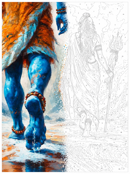 Shiv–Parvati Portrait | A Walk Through Eternity