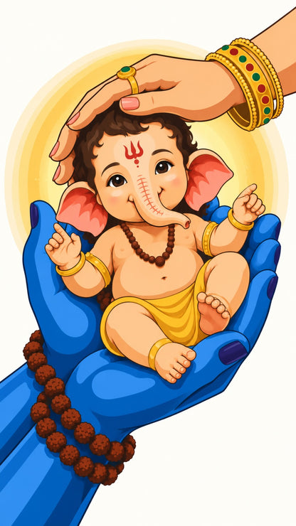 Little Ganesha – The Divine Child of Blessings